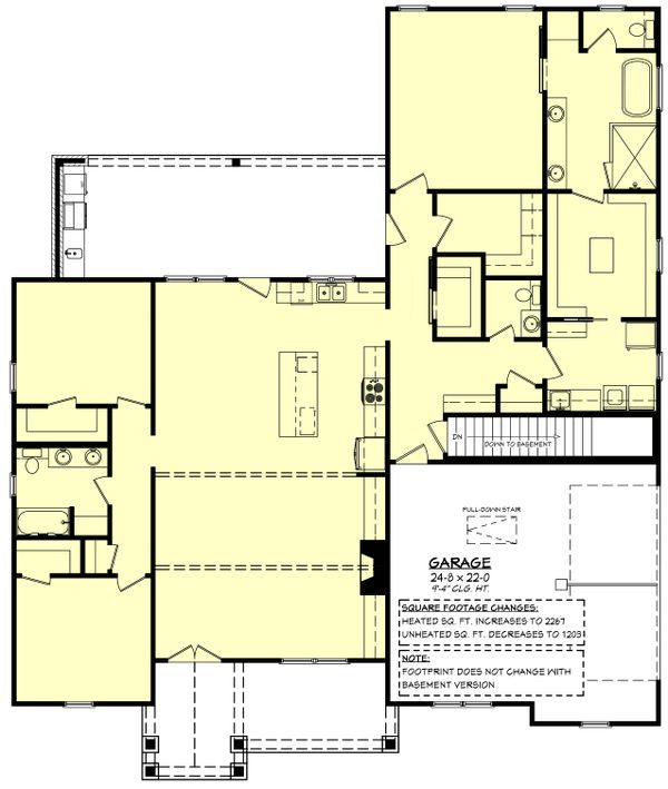 House Blueprint - Traditional Floor Plan - Other Floor Plan #430-255