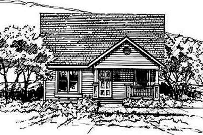 Bungalow Style House Plan - 3 Beds 2 Baths 1291 Sq/Ft Plan #50-231