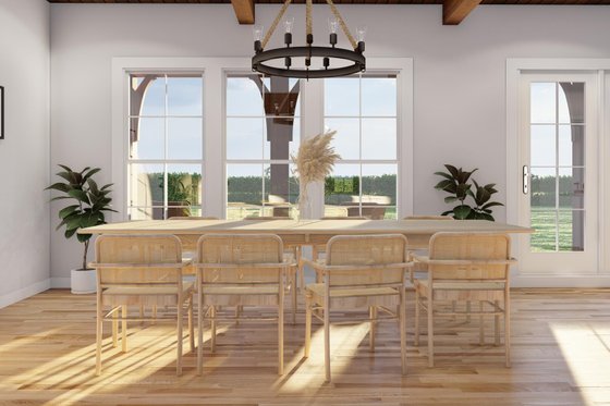 Interior - Dining Room 2 for European House Plan #17-2483 - 3 bed, 2 bath