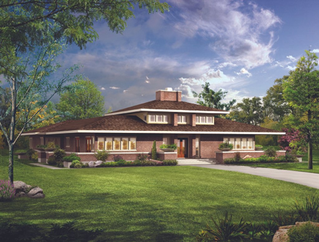 Prairie Style House Plan 3 Beds 2 5 Baths 2626 Sq Ft Prairie Style House Plan 3 Beds 2 5 Baths 2626 Sq Ft