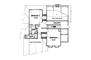 European Style House Plan - 3 Beds 2.5 Baths 2704 Sq/Ft Plan #41-164 