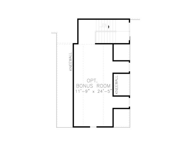 Farmhouse Floor Plan - Upper Floor Plan #54-392
