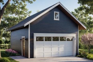 Dream House Plan - Traditional Exterior - Front Elevation Plan #124-1443