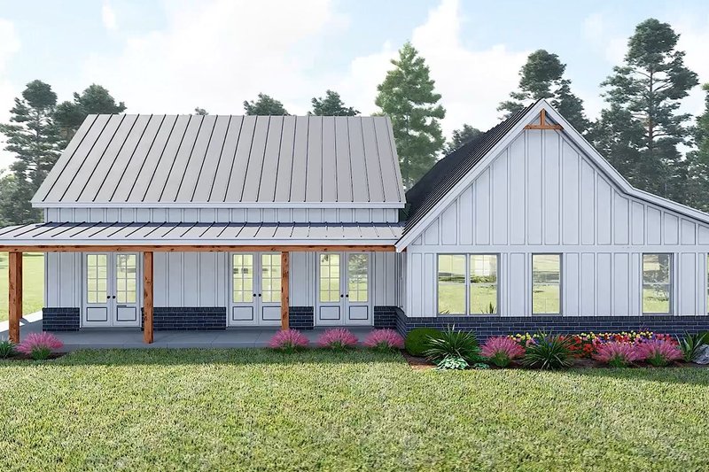 Dream House Plan - Exterior - Other Elevation 3 for Farmhouse House Plan #932-1169 - 3 bed, 2.5 bath