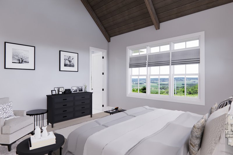 Architectural House Design - Interior - Master Bedroom for Farmhouse House Plan #51-1232 - 3 bed, 2.5 bath