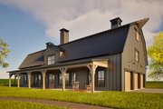 Barndominium Style House Plan - 3 Beds 2.5 Baths 2000 Sq/Ft Plan #1103-6 