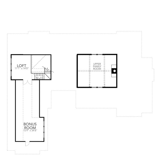 Home Plan - Farmhouse Floor Plan - Upper Floor Plan #80-219