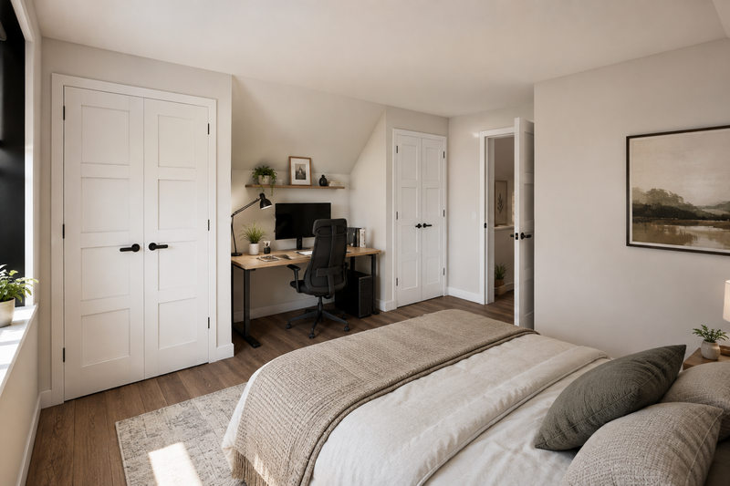 Home Plan - Interior - Bedroom 2 for Traditional House Plan #48-1231 - 4 bed, 3 bath
