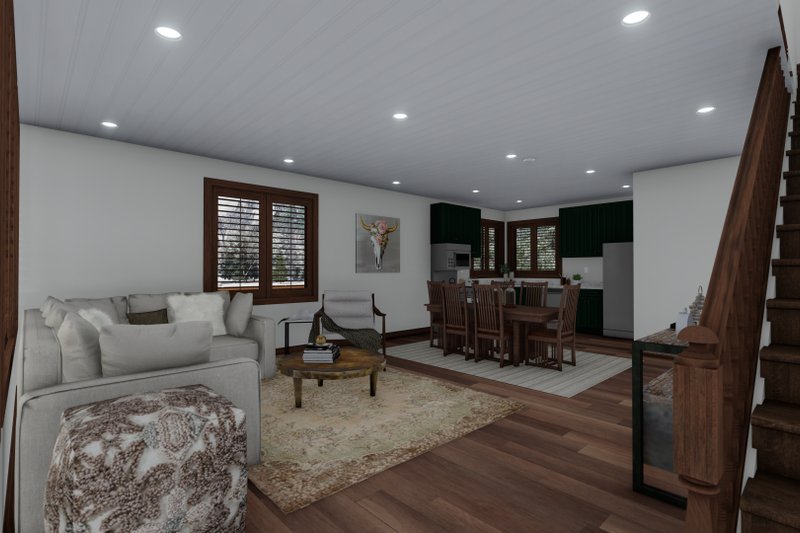 Home Plan - Interior - Dining Room for Cabin House Plan #1060-24 - 3 bed, 2.5 bath