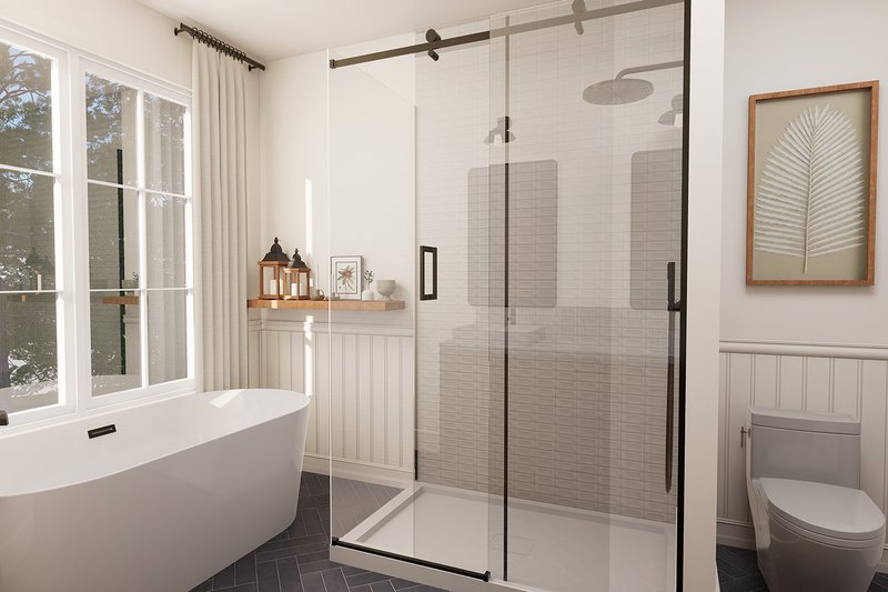 Home Plan - Interior - Bathroom 1 for Farmhouse House Plan #23-2835 - 2 bed, 1 bath