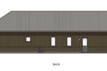 House Blueprint - Farmhouse Exterior - Rear Elevation Plan #1069-25