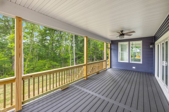 Exterior - Covered Porch for Country House Plan #1080-5 - 4 bed, 3.5 bath