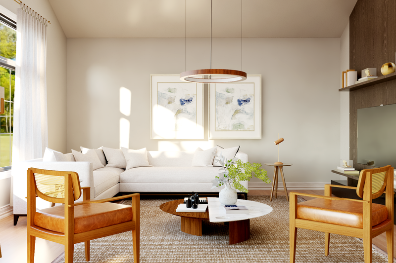 Architectural House Design - Interior - Family Room 1 for Barndominium House Plan #1064-439 - 3 bed, 2 bath