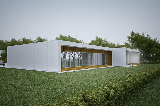 Modern design, elevation 