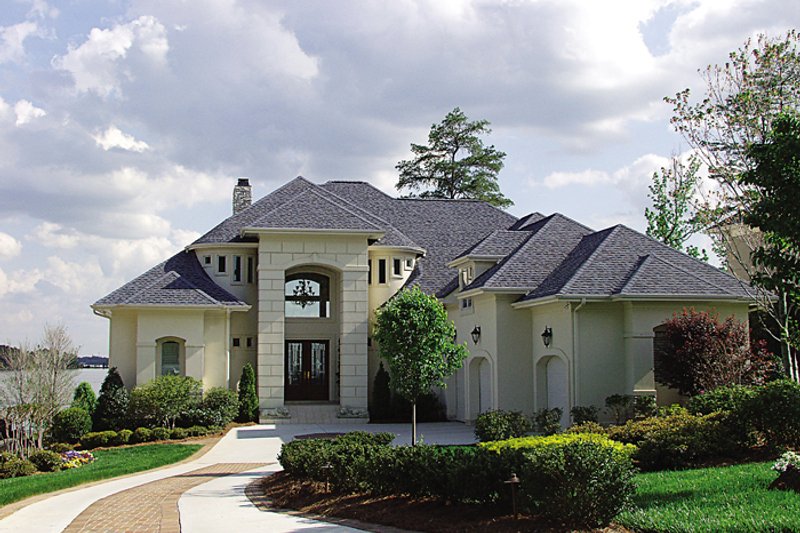 Architectural House Design - European Exterior - Front Elevation Plan #453-39