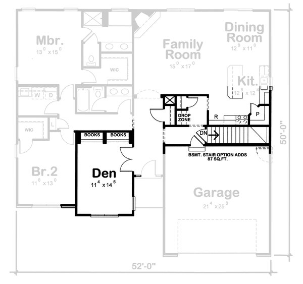 House Design - Ranch Floor Plan - Other Floor Plan #20-1766