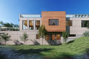 Exterior - Other Elevation for Contemporary House Plan #1066-216 - 5 bed, 5 bath