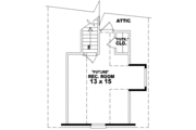 Traditional Style House Plan - 2 Beds 2 Baths 1559 Sq/Ft Plan #81-523 