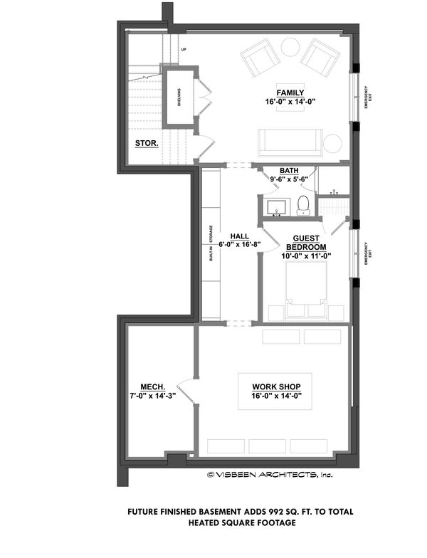 Dream House Plan - Future Finished Basement 