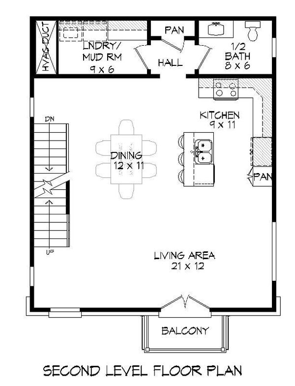 Dream House Plan - Contemporary Floor Plan - Upper Floor Plan #932-213
