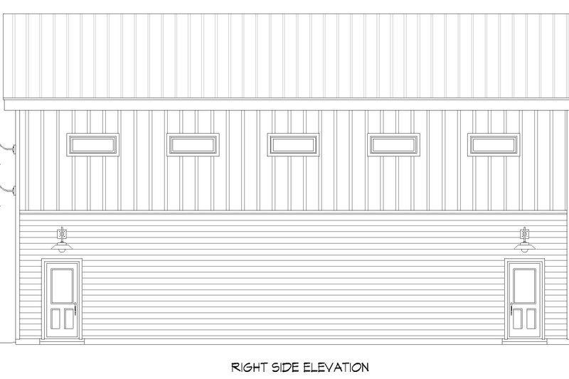 House Plan Design - Exterior - Other Elevation 1 for Modern House Plan #932-713, 0 bath