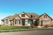 European Style House Plan - 5 Beds 5 Baths 3378 Sq/Ft Plan #929-1008 