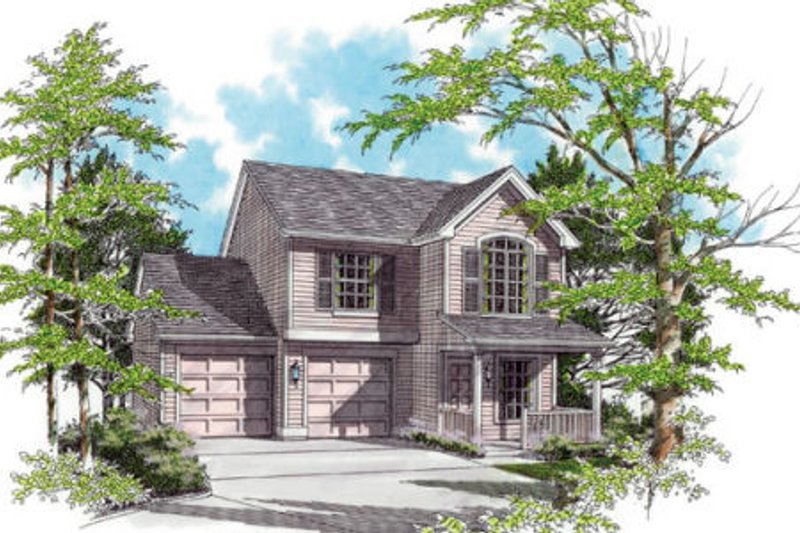 Home Plan - Country Exterior - Front Elevation Plan #48-307