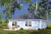 Cottage Style House Plan - 2 Beds 2 Baths 791 Sq/Ft Plan #513-2307 