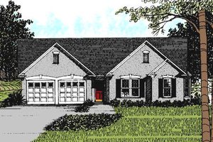 Traditional Exterior - Front Elevation Plan #56-109