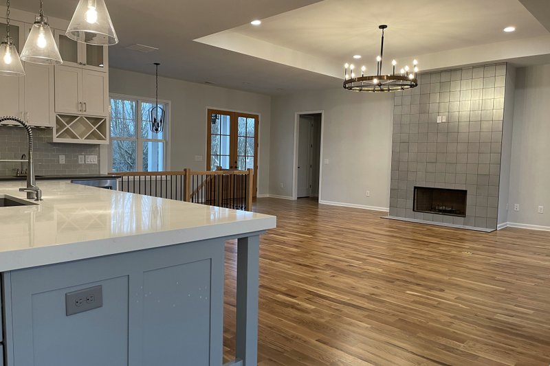 Home Plan - Interior - Family Room 1 for Modern House Plan #437-127 - 4 bed, 3 bath