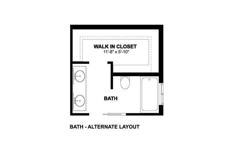 House Plan Design - Floor Plan - Other Floor for Cottage House Plan #126-222 - 1 bed, 1 bath