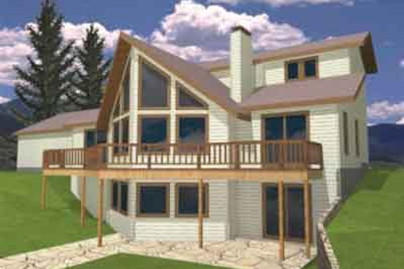 Home Plan - Modern Exterior - Front Elevation Plan #117-222