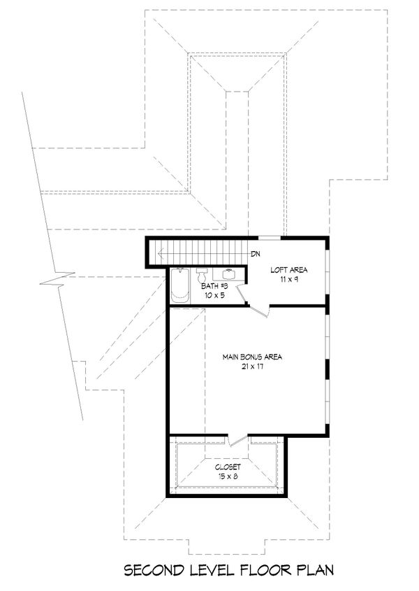 Home Plan - Traditional Floor Plan - Upper Floor Plan #932-166