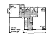 Traditional Style House Plan - 4 Beds 2.5 Baths 1988 Sq/Ft Plan #47-455 