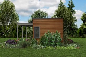 Exterior - Other Elevation 2 for Contemporary House Plan #48-953 - 1 bed, 1 bath