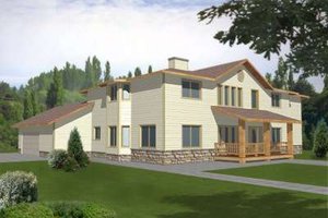 Traditional Exterior - Front Elevation Plan #117-321