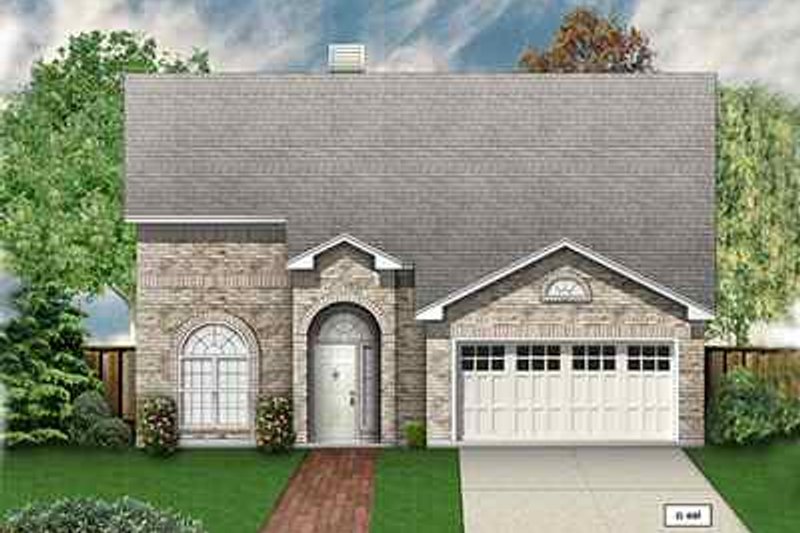 Dream House Plan - Traditional Exterior - Front Elevation Plan #84-136