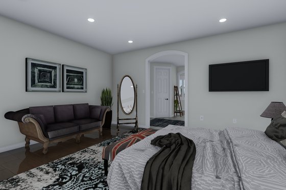 Interior - Master Bedroom 2 for Craftsman House Plan #1060-106 - 5 bed, 4 bath