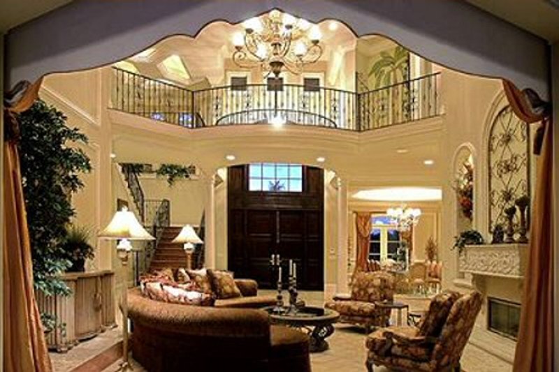 House Plan Design - Interior - Family Room 2 for Mediterranean House Plan #27-216 - 5 bed, 5.5 bath