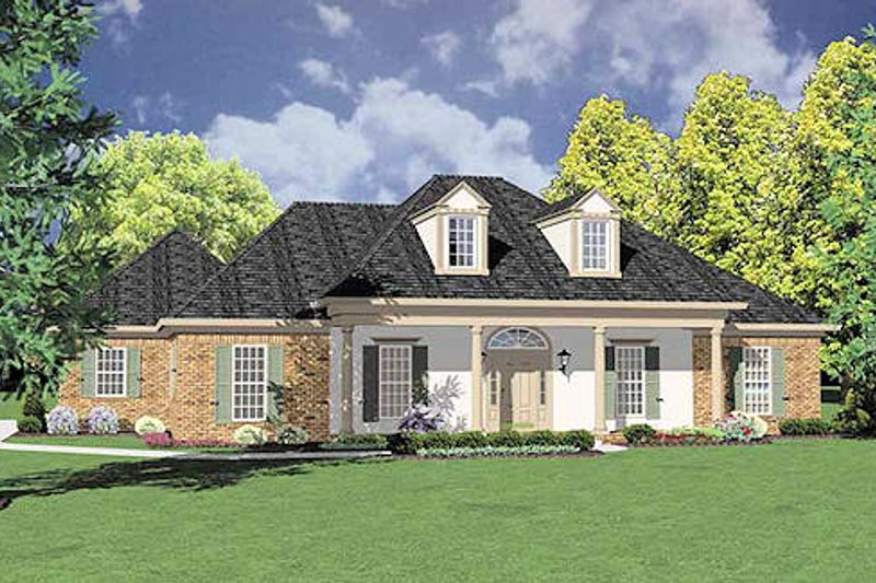 House Plan Design - Southern Exterior - Front Elevation Plan #36-193