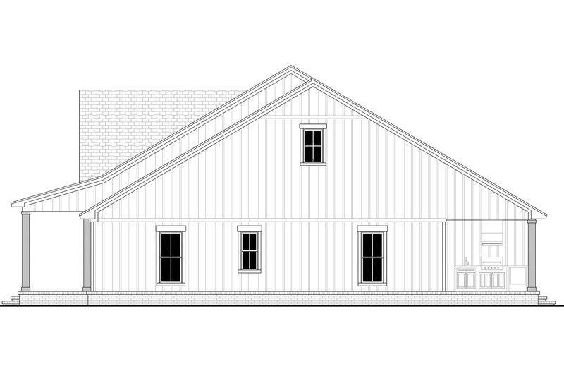 Dream House Plan - Exterior - Other Elevation for Farmhouse House Plan #430-448 - 3 bed, 2.5 bath