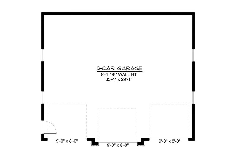 Dream House Plan - Floor Plan - Main Floor for Modern House Plan #1064-485, 0 bath