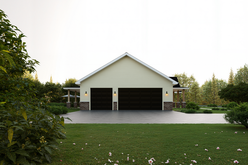 House Plan Design - Exterior - Other Elevation 1 for Farmhouse House Plan #1112-18 - 3 bed, 4 bath