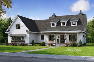 Farmhouse Exterior - Front Elevation Plan #51-1141
