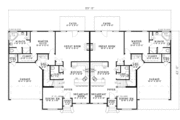 European Style House Plan - 3 Beds 2.5 Baths 4076 Sq/Ft Plan #17-631 