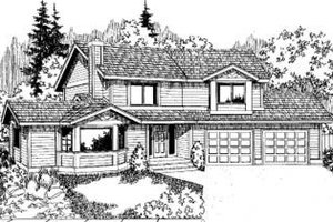 Traditional Exterior - Front Elevation Plan #60-319