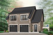 Traditional Style House Plan - 2 Beds 1.5 Baths 1068 Sq/Ft Plan #23-444 