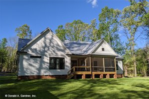 Exterior - Rear Elevation for Farmhouse House Plan #929-1053 - 3 bed, 2.5 bath