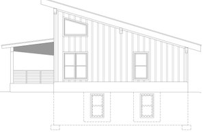 Exterior - Other Elevation 1 for Modern House Plan #932-743 - 2 bed, 1 bath
