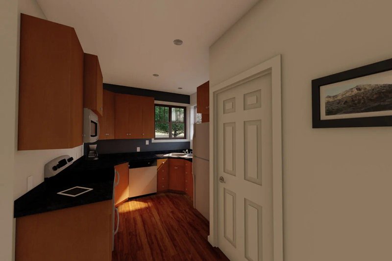 Architectural House Design - Interior - Kitchen for Bungalow House Plan #126-270 - 2 bed, 2 bath
